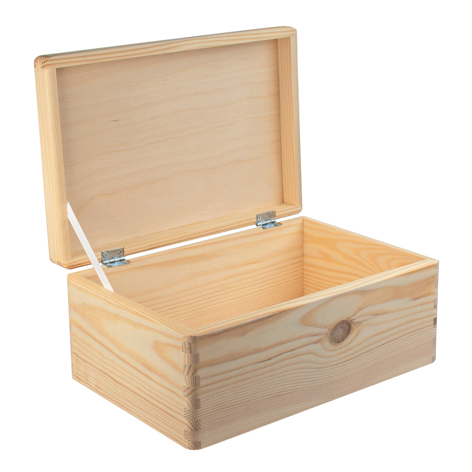 DIY Aufbewahrungsbox zum Selbstgestalten, Holzkiste mit Deckel als Schmuckkästchen & Keepsake Box, Erinnerungskiste zur eigenen Gestaltung