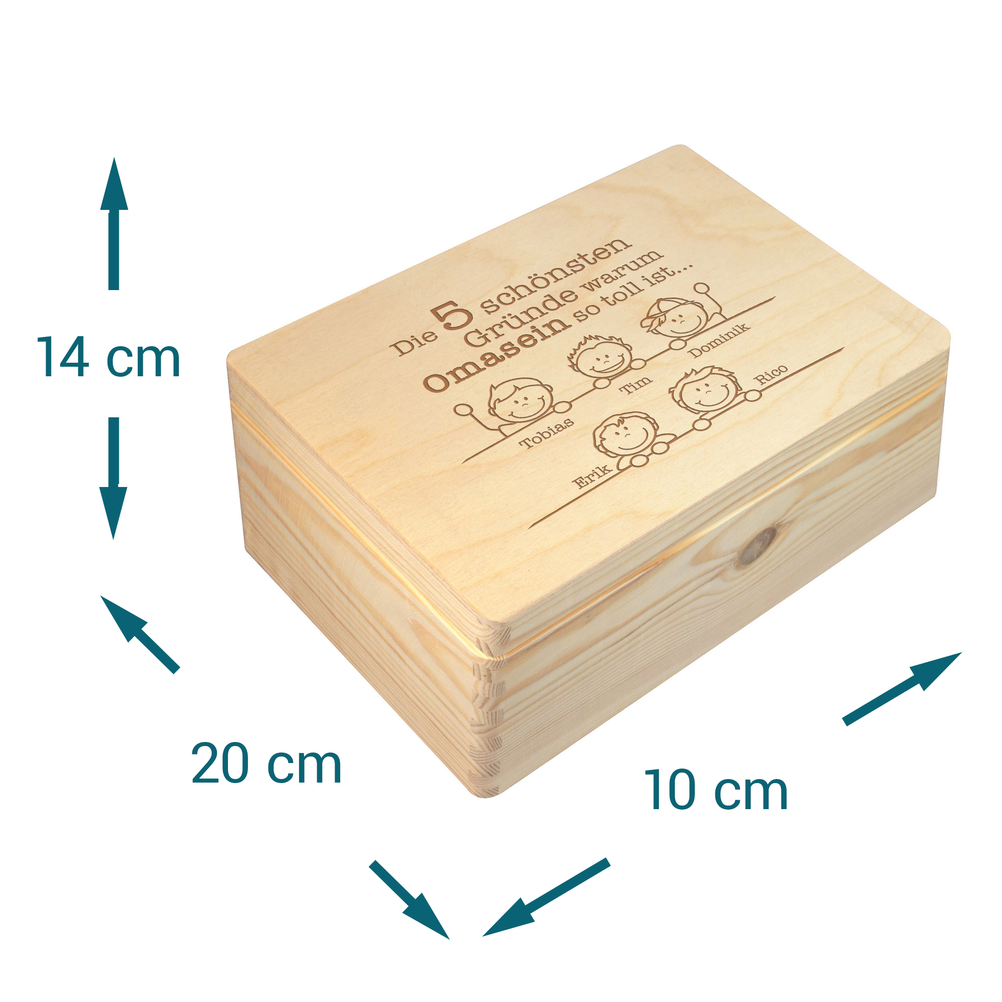 Erinnerungsbox Omasein - Personalisierte Memory Box 9