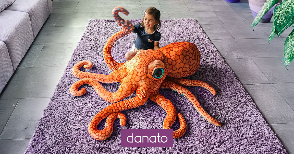 Xxl Oktopus Kuscheltier 100 Cm