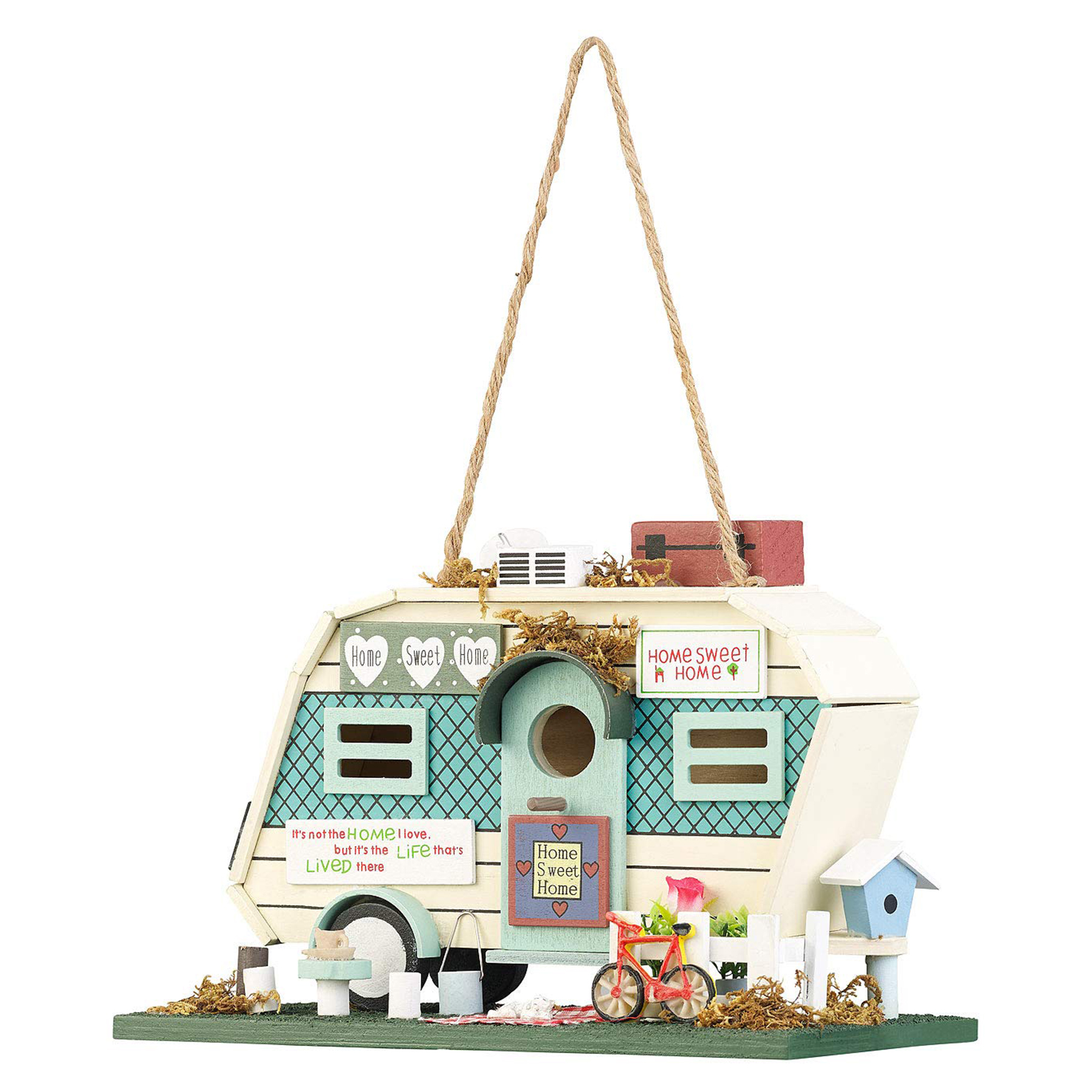 Vogelhaus - Wohnwagen Vogelhaus - Wohnwagen