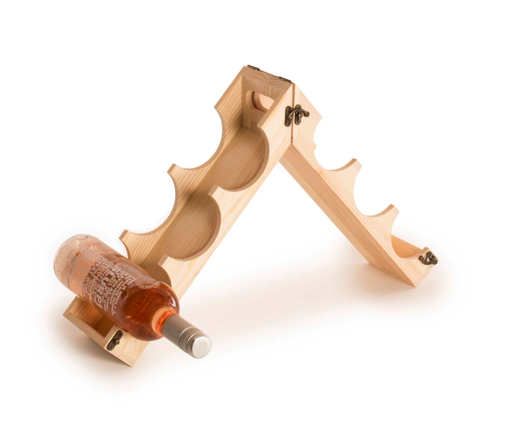 Geniales Weinregal aus Holz Geniales Weinregal aus Holz