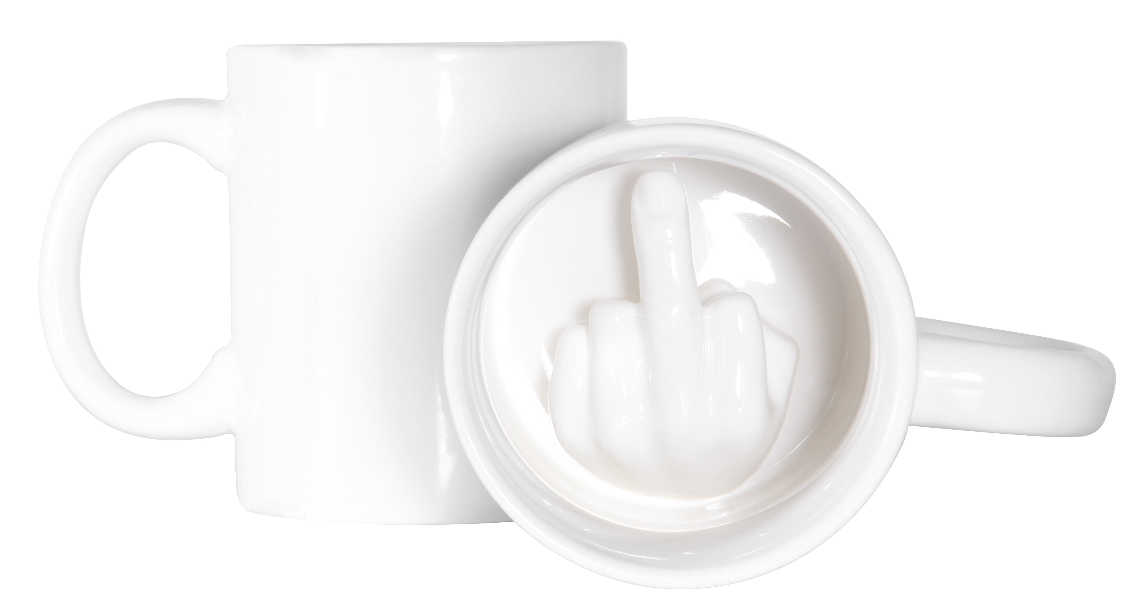 Mittelfinger Tasse