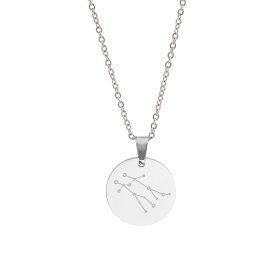Kette mit Sternbild-Anhänger - Edelstahl - Silber Kette mit Sternbild-Anhänger - Edelstahl - Silber