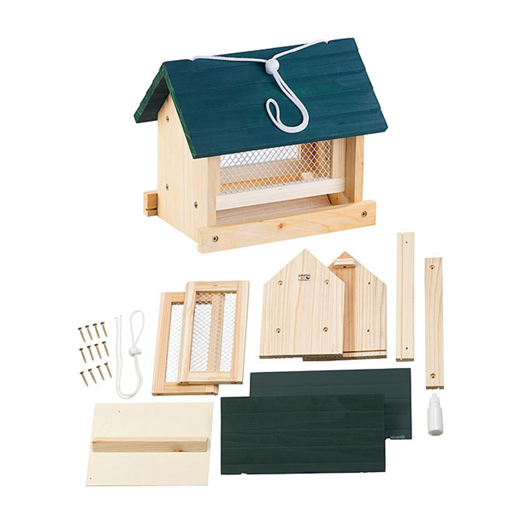 Vogelfutterhaus selber bauen - Bausatz Vogelfutterhaus selber bauen - Bausatz