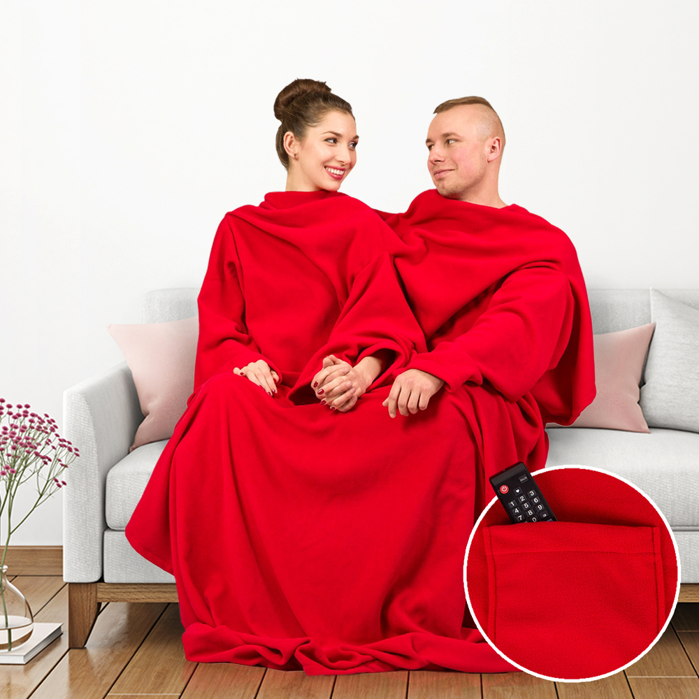 Paar Decke mit Ärmeln Paar Decke mit Ärmeln