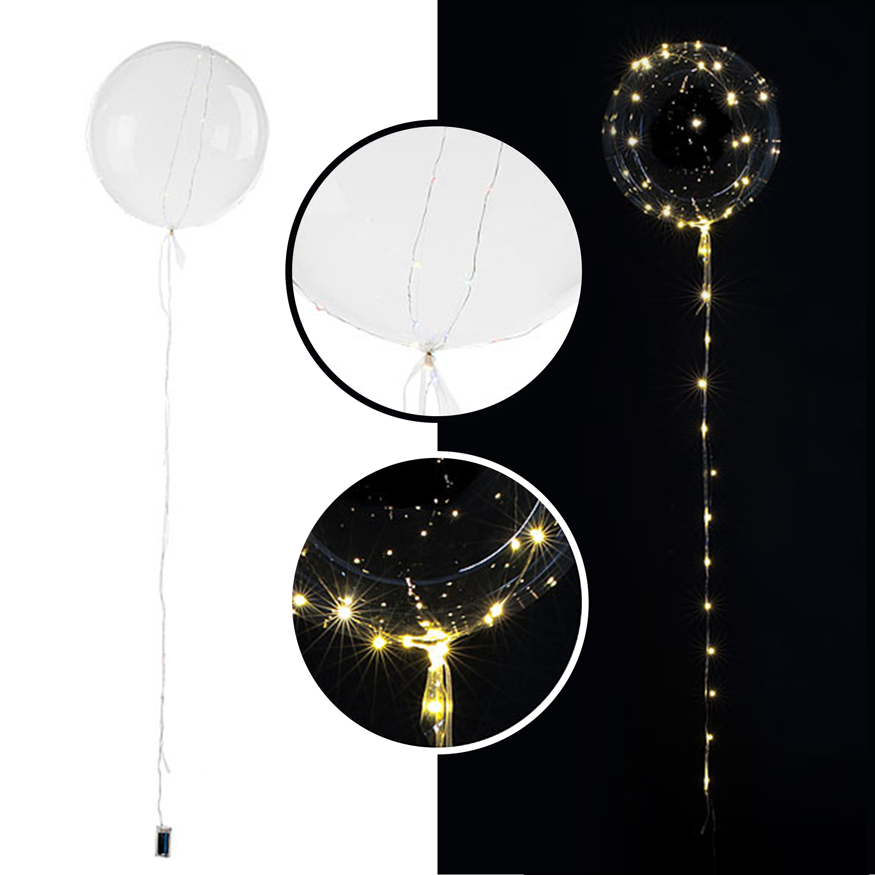 Leuchtender Luftballon - LED