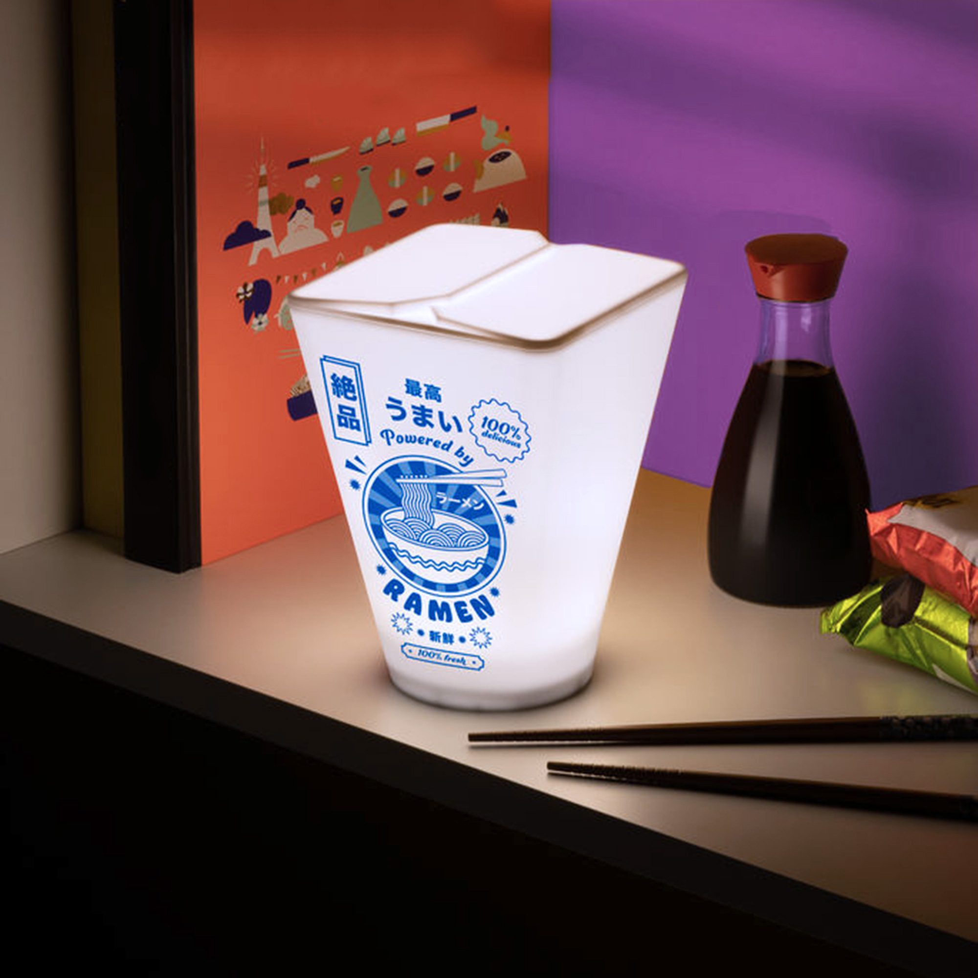 Ramen Box - originelle LED Lampe