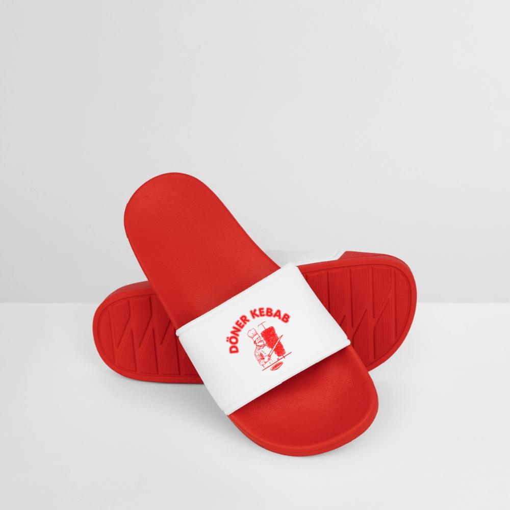 Badelatschen Döner Kebab – Rot-Weiß für echte Grillhelden