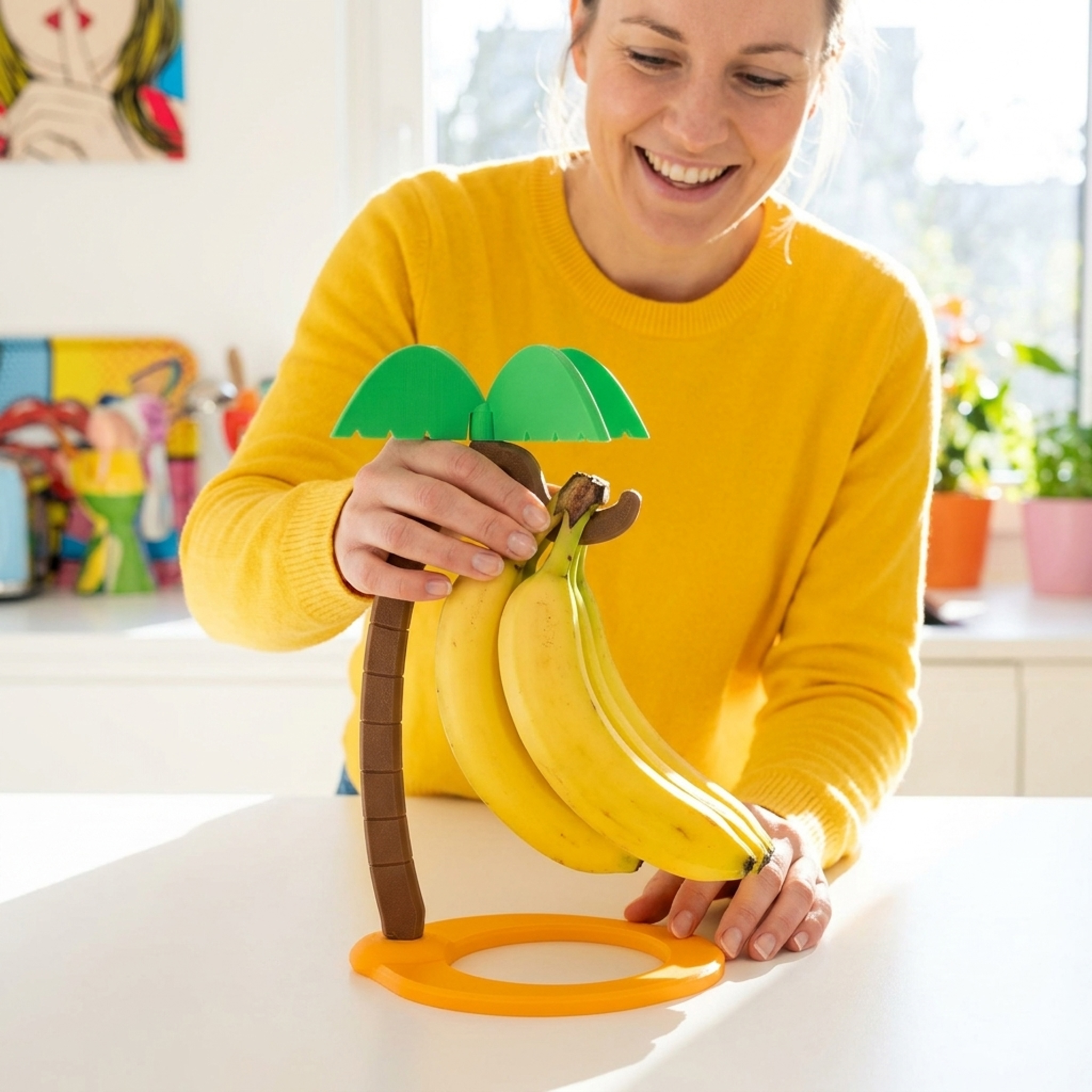 Bananenhalter Palme – dekorativer Obstständer mit Tropen-Flair