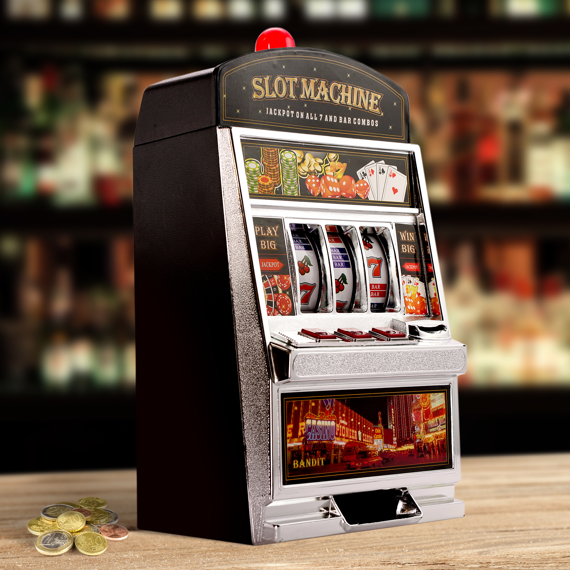 Witzige Slot Machine Spardose