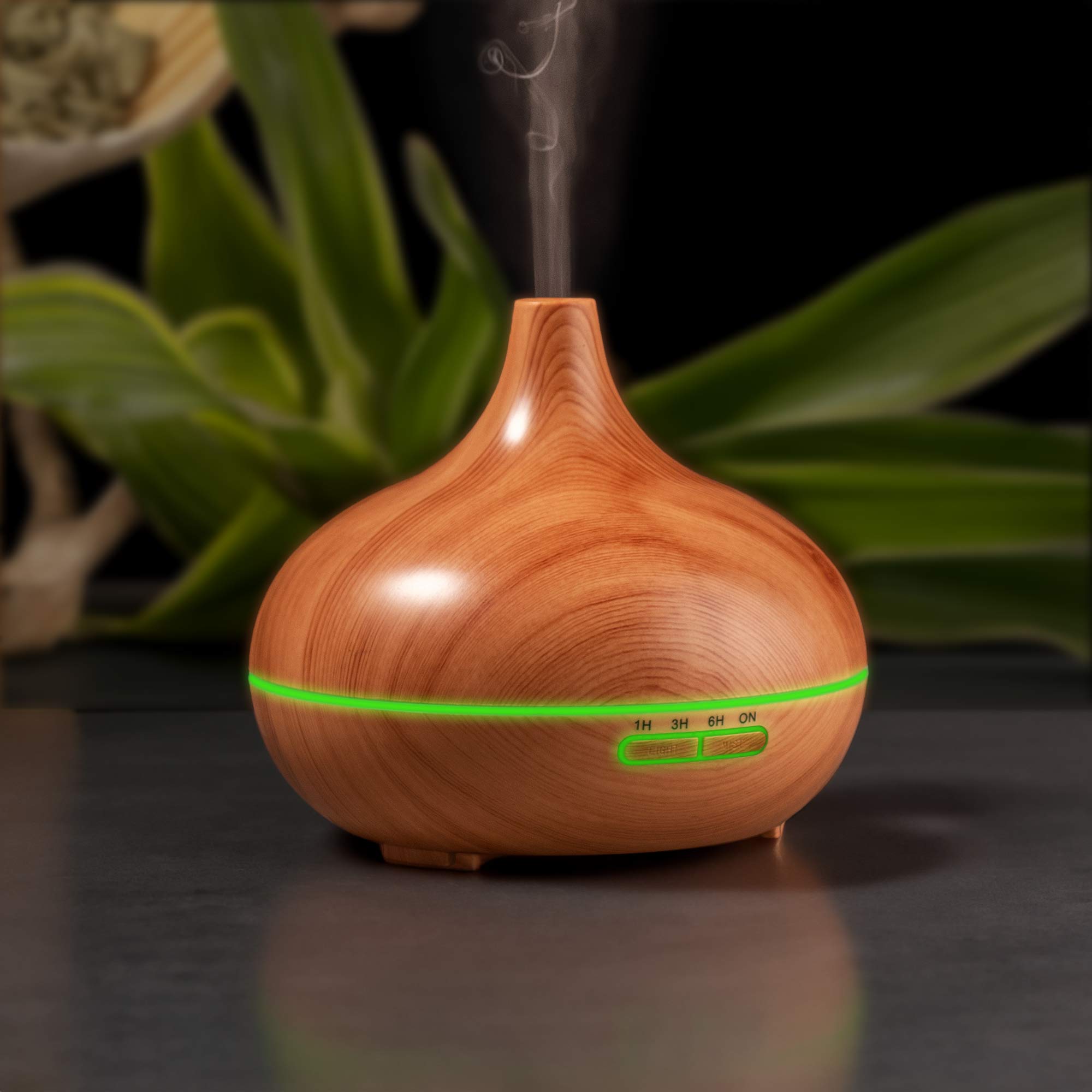 Raumbefeuchter mit Aroma Diffusor und Farbwechsel