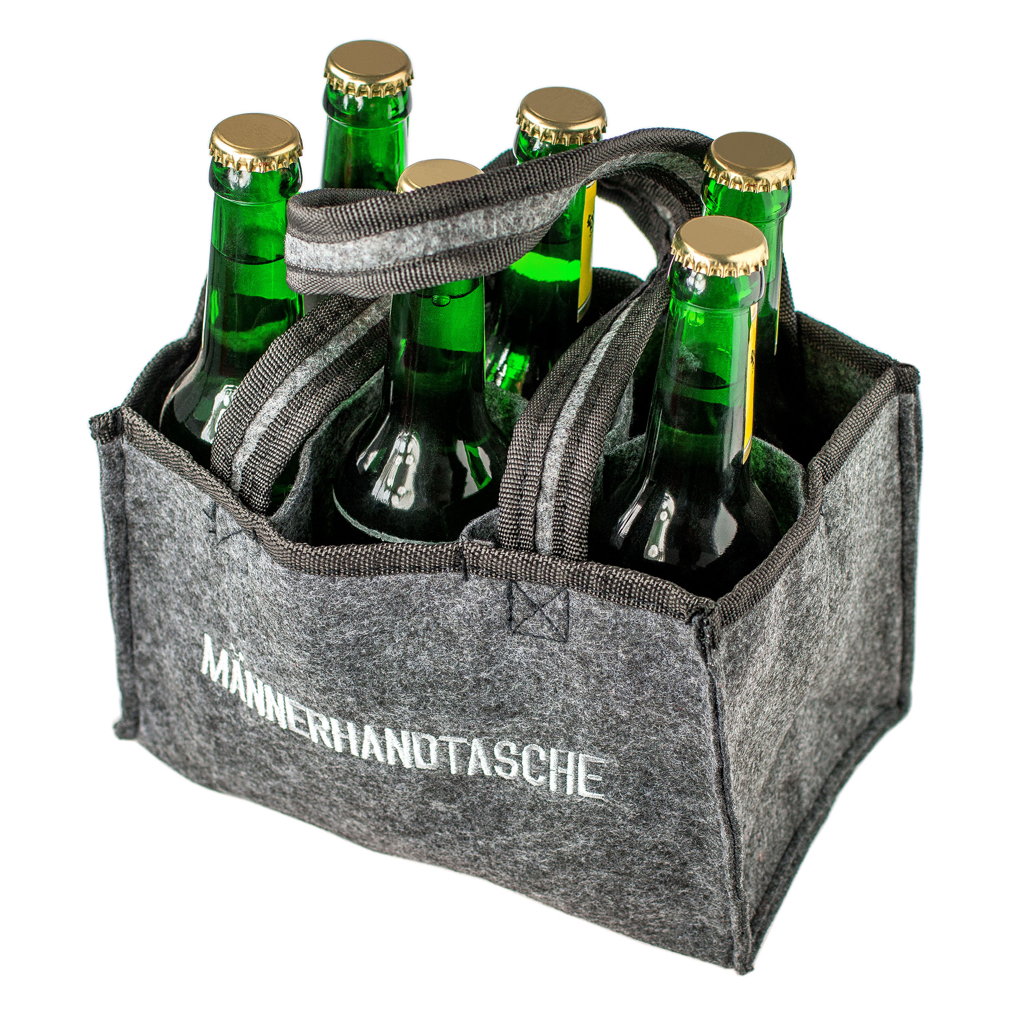 Männerhandtasche für Bier