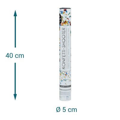 MAGICFX® Elektrische Konfettikanone, 50cm, Multicolour