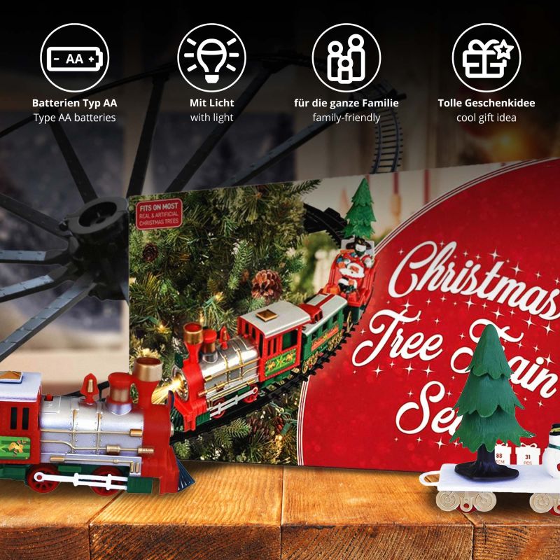 Produktbild von Hot Bee Eisenbahn Ferngesteuert Kinder Weihnachtsbaum Elektrisch