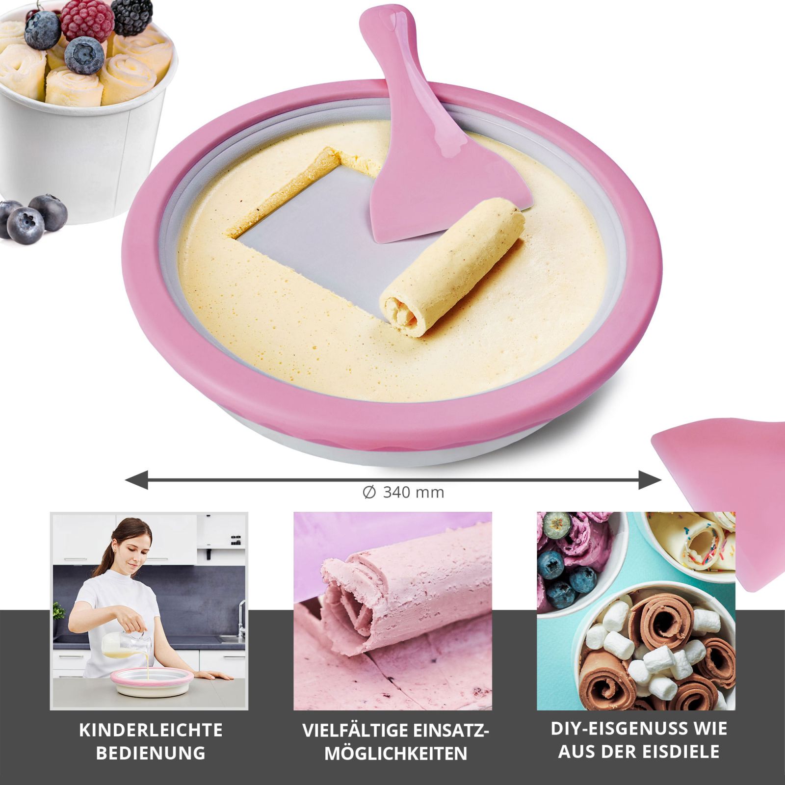 Wunderschne Ice Rolls Maschine Aldi Bilder