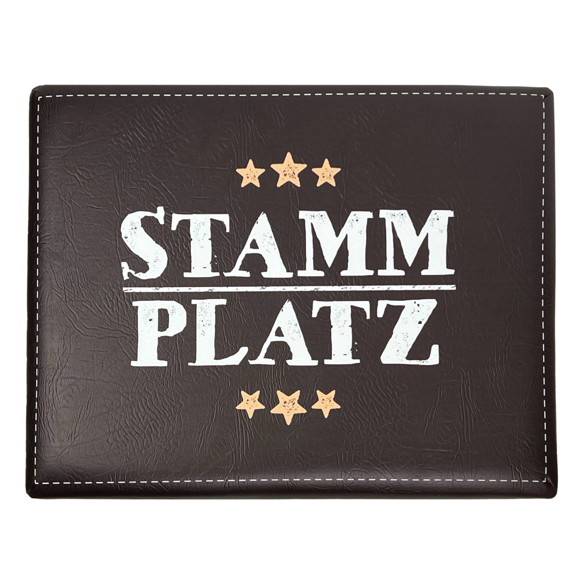 Sitzpolster Für Bierkiste - "Grillen Ohne Bier...", 44x34x5 Cm, Kunststoff, Bis 100 Kg Belastbar