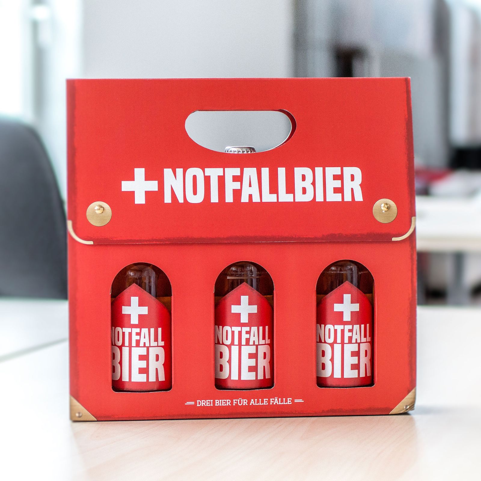 Schenken-24 Geschenkbox 'Alles Wird Gut!' / Für Männer/Klopapier